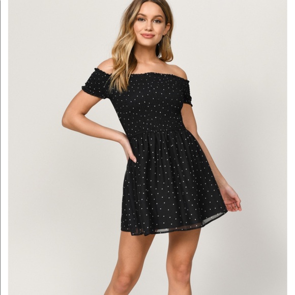 Eileen polka dot skater dress size M Tobi - Picture 3 of 7